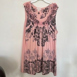 EUC Espresso Women Sleeveless Top Size 3X